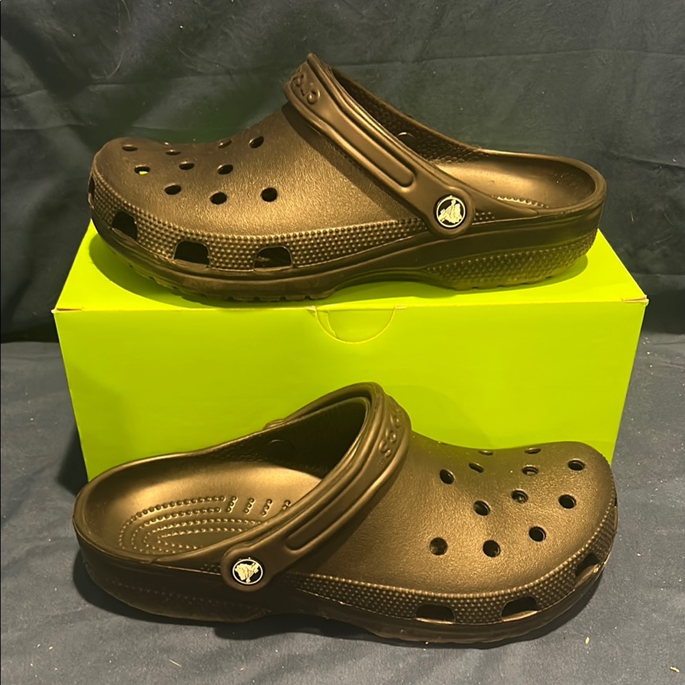 Crocs- Classic, black, 8 men QS